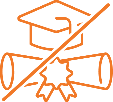 No Degree Icon