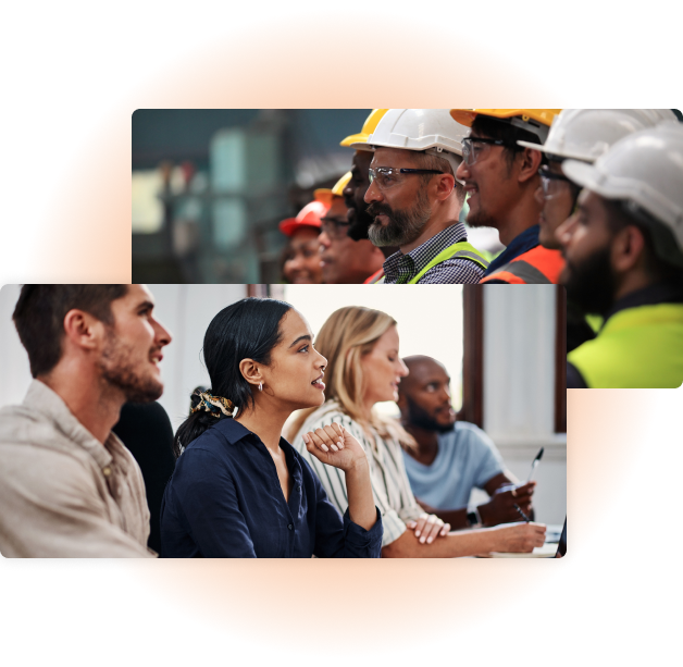 Images of broadband professionals